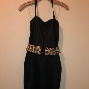 RockSteady large black rockabilly pencil dress